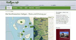 Desktop Screenshot of halligen.info